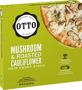 Mushroom & Roasted Cauliflower Thin Crust Pizza
